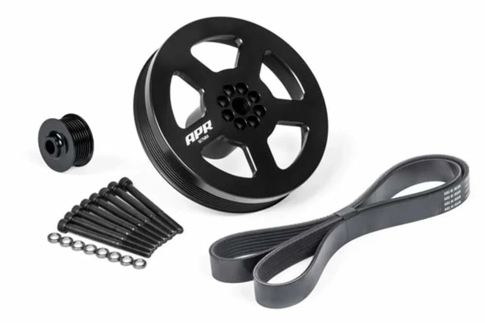 APR 3.0 TFSI Supercharger Drive and Crank Pulley with Belt (Press on) - MS100184